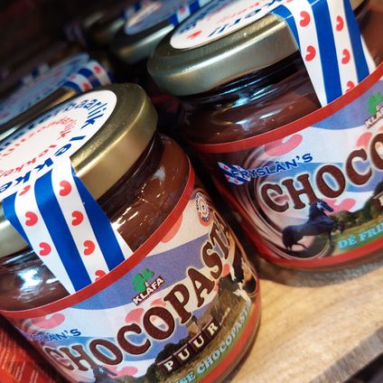 Klafa chocoalde (pasta) uit Achlum 